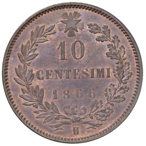 Savoy - Victor Emmanuel II (1861-1878) 10 cents 1866 H...