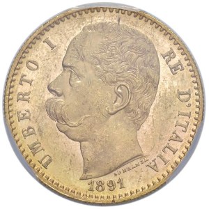 Sabaudia - * Umberto I (1878-1900) 50 lirów 1891 - Nomisma 977 A...
