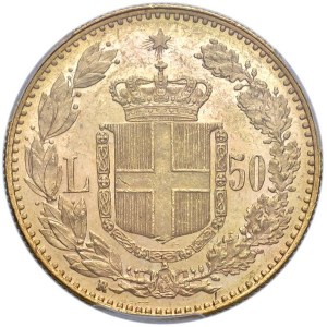 Sabaudia - * Umberto I (1878-1900) 50 lirów 1891 - Nomisma 977 A...