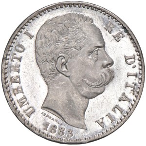 Savoy - Umberto I (1878-1900) 2 Lire 1883 - Nomisma 996 AG E...