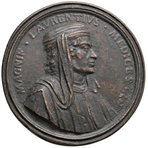 Italian medals - FIRENZE Lorenzo de' Medici (1449-1492) Meda...