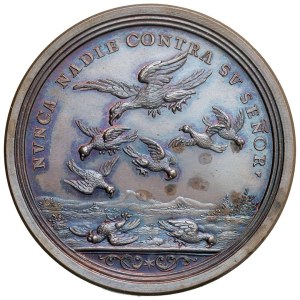 Italienische Medaillen - SICILY Karl VI (1711-1740) Medaille 1718 ...