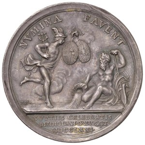 Italian medals - Ferdinand of Habsburg Lorraine and Maria Beatric...