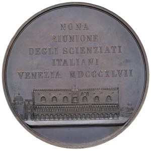 Italian medals - Marco Polo (1254-1324) Medal 1847 Ninth r...