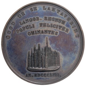 Italian medals - Franz Joseph I of Austria and Elizabeth...