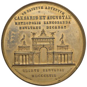 Italian medals - Francesco Giuseppe I d'Austria ed Elisabett...