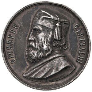 Włoskie medale - Giuseppe Garibaldi (1807-1882) Szkocki medal...
