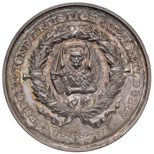 Italian medals - VENICE Medal 1887 Art Exhibition...