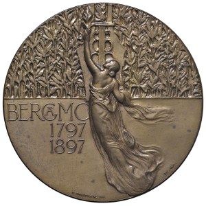 Italian medals - Gaetano Donizetti (1797-1848) Medal 1897...