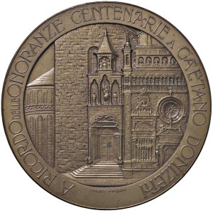 Italian medals - Gaetano Donizetti (1797-1848) Medal 1897...