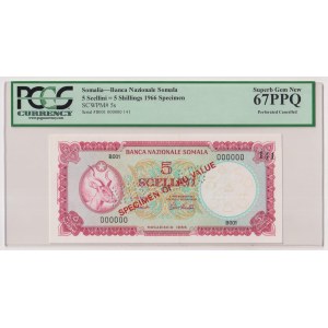 Banknotes - SOMALIA Somali National Bank 5 Shillings of 19...