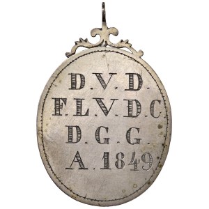 F. C. Collection - OVAL VOTE MEDAL Vote Medal 184...
