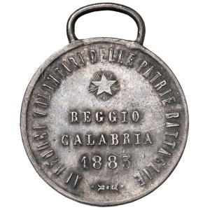 F. C. Collection - REGGIO CALABRIA Medal award 1883 To the r...