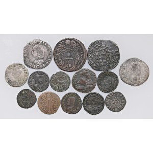 S. B. Collection - Lots - FERRARA Lot consisting of 14 coins...