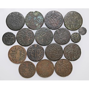 S. B. Collection - Lots - GUBBIO Lot of 17 coins. From mark...