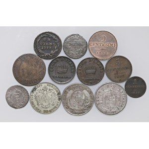 S. B. Collection - Lots - MILAN Lot consisting of 12 coins...