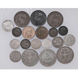 S. B. Collection - Lots - Victor Emmanuel II Lot of 19 m...