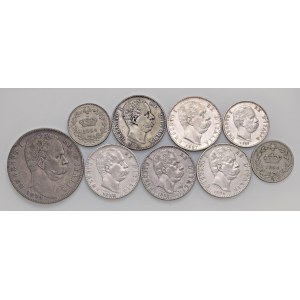 S. B. Collection - Lots - Umberto I Lotto di 9 monete da 5 L...