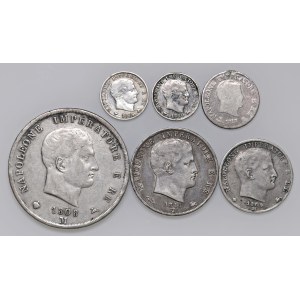 S. B. Collection - Lots - Lotto composto da 6 monete di Napo...