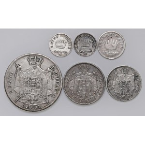 S. B. Collection - Lots - Lotto composto da 6 monete di Napo...