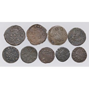 S. B. Collection - Lots - Lot of 9 coins from the Emilian area...