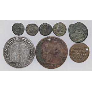 S. B. Collection - Lots - Lot of 8 miscellaneous coins of RAGUSA ...