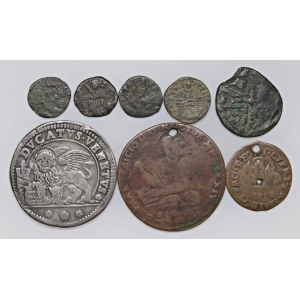 S. B. Collection - Lots - Lot of 8 miscellaneous coins of RAGUSA ...
