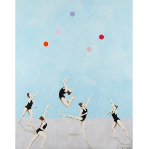 Urszula Teperek (b. 1985, Warsaw), Gymnasts, 2022