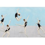 Urszula Teperek (b. 1985, Warsaw), Gymnasts, 2022