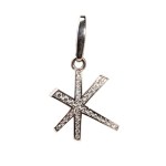 CARTIER Diamond gold pendant