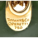 TIFFANY & CO.® Elsa Peretti collection: Mesh Necklace & Nephrite Pendant