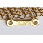 TIFFANY & CO.® Elsa Peretti collection: Mesh Necklace & Nephrite Pendant