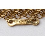 TIFFANY & CO.® Elsa Peretti collection: Mesh Necklace & Nephrite Pendant
