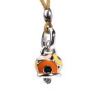 CHANTECLER Enameled gold pendant