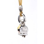 CHANTECLER Enameled gold pendant