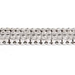 Diamond platinum bracelet