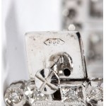 Diamond platinum bracelet