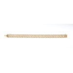 Gold diamond bracelet