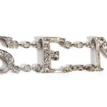 "PER SEMPRE" (forever) diamond gold bracelet