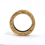 Gold band ring