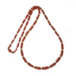 Mediterranean coral gold necklace