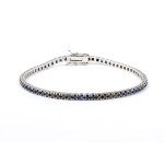 Blue sapphire Tennis bracelet
