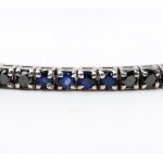 Blue sapphire Tennis bracelet
