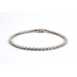 Diamond gold tennis bracelet