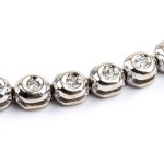 Diamond gold tennis bracelet