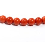 Red coral necklace