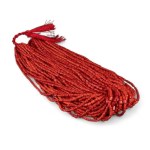 Lot of 37 coral strands