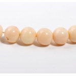 Pink coral necklace