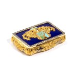 French Ancien Régime gold enameled snuff box