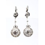 Gold diamond earrings